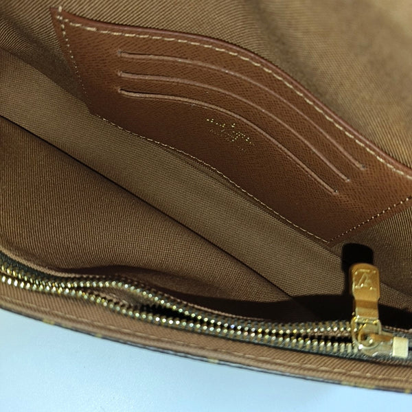 IVY Monogram Coated Canvas Brown