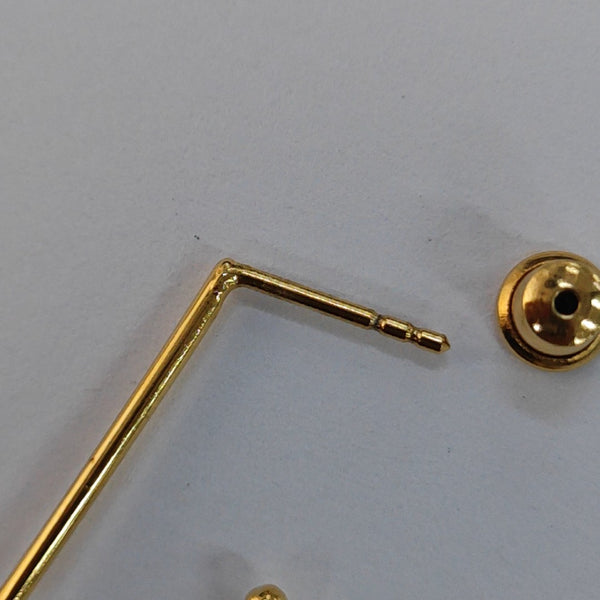 Metal Gold Earrings