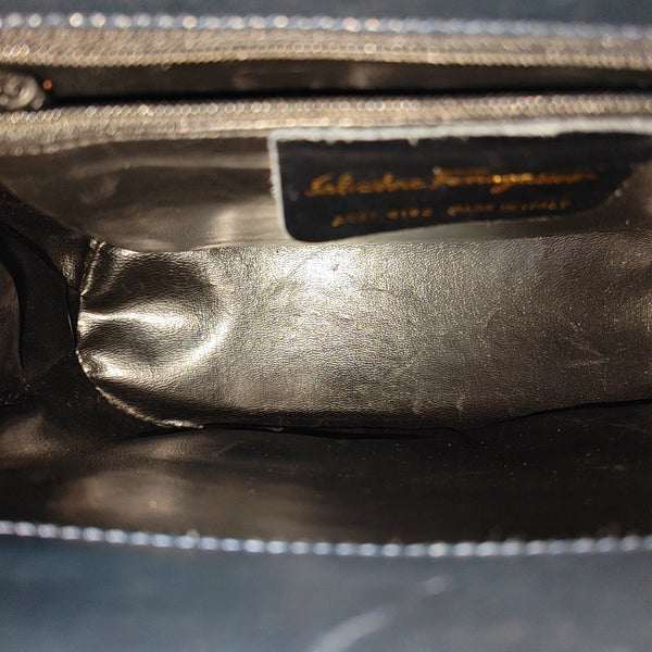 Calfskin Shoulder Bag Blue