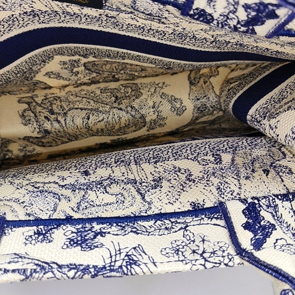 Book Tote Medium Canvas Blue