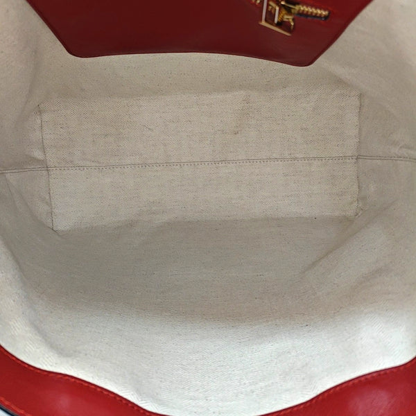 Eastwest Monogram Calfskin Red