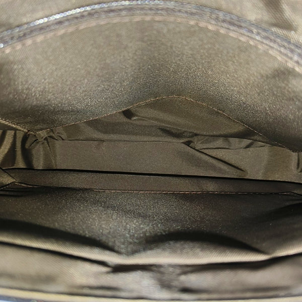 Calfskin Top Handle Bag Brown