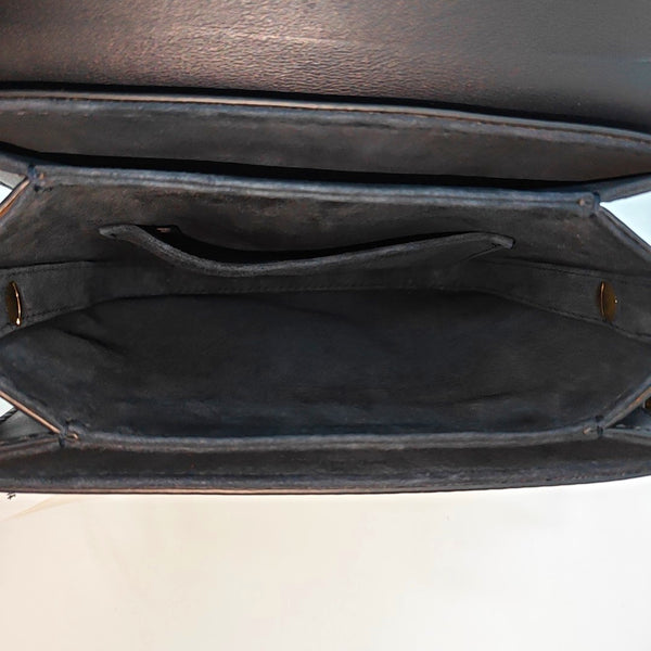 Calfskin Shoulder Bag Black