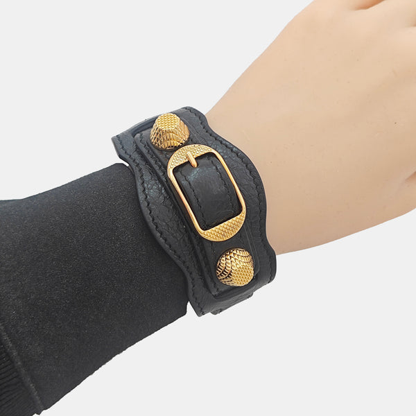 Leather Black Bracelet