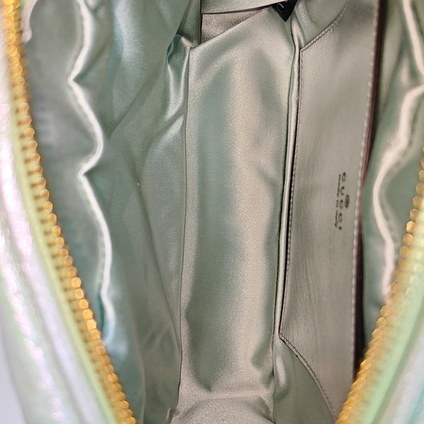 GG Marmont Small Quilted Lambskin Metallic