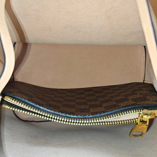 NÉONOÉ MM Damier Ebene Coated Canvas Brown