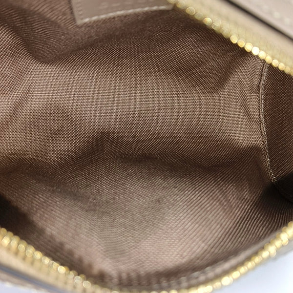 Monogram Coated Canvas Crossbody Bag Mini Brown