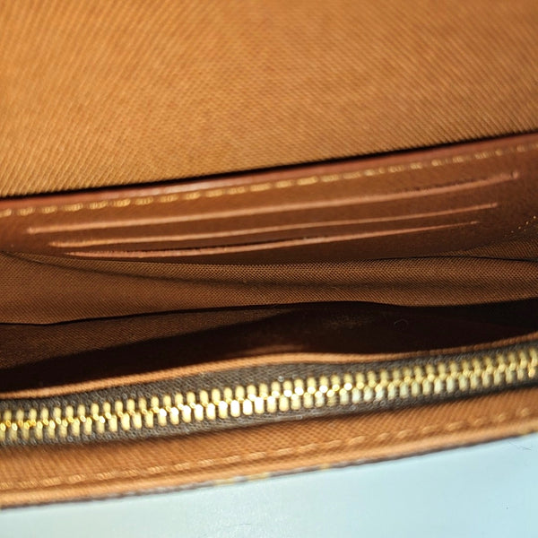IVY Monogram Coated Canvas Brown