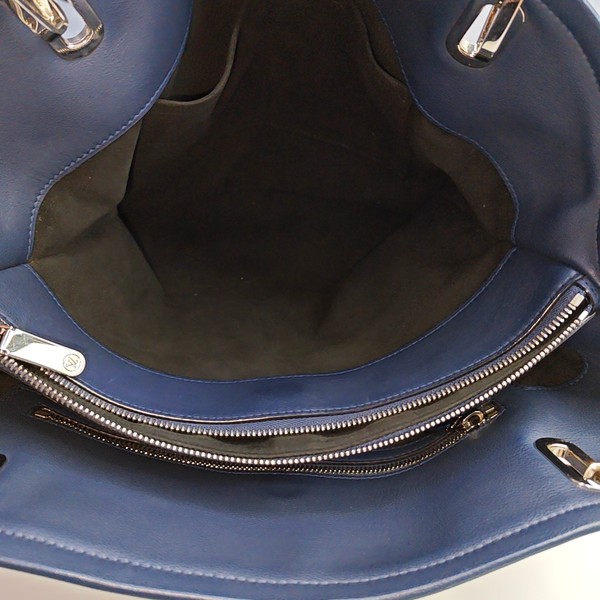 LILIA PM Monogram Calfskin Blue