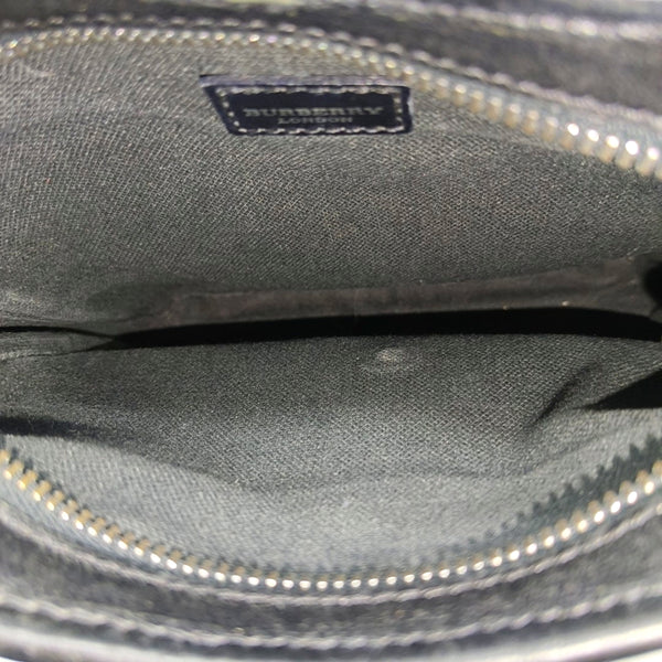 Coated Canvas Shoulder Bag Beige
