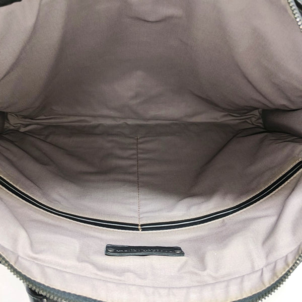 Calfskin Top Handle Bag Black