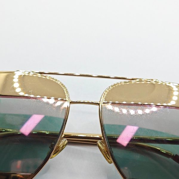 Blue Metal Sunglasses