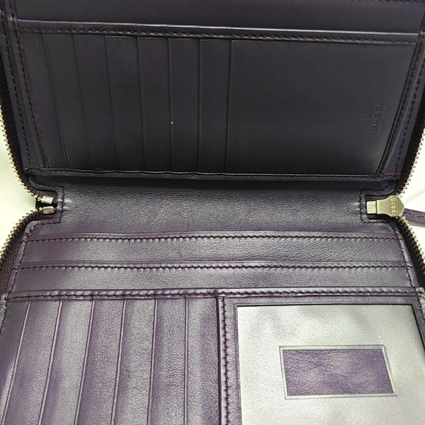 Monogram Calfskin Wallet Purple