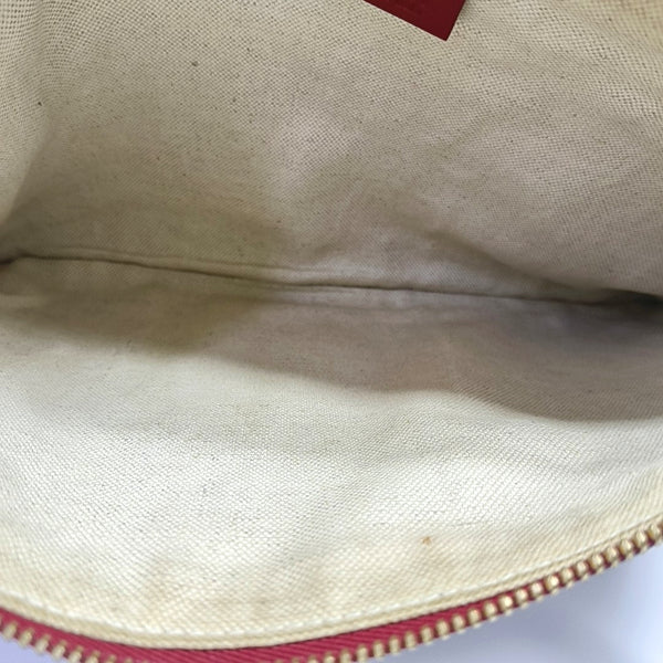 Monogram Canvas Clutch Brown