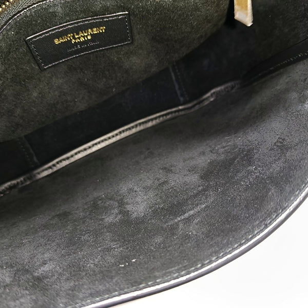 Calfskin Shoulder Bag Black