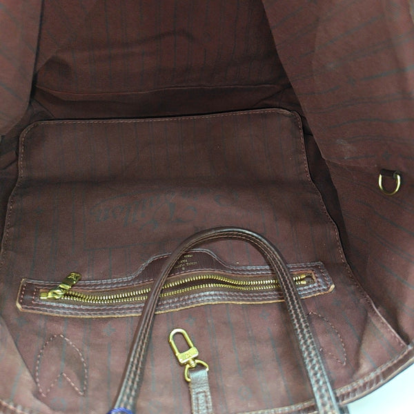 NEVERFULL MM Monogram Canvas Beige