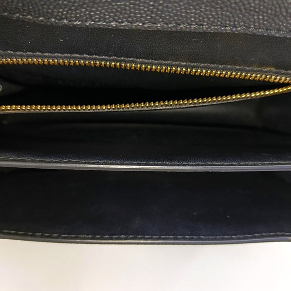TB Small Calfskin Black