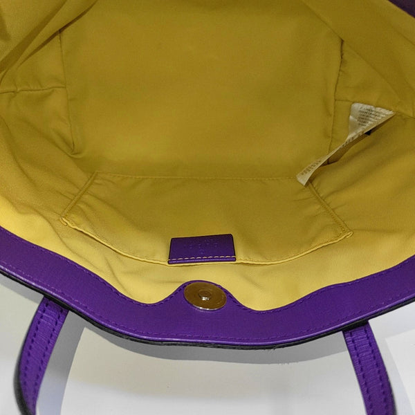 Monogram Coated Canvas Tote Bag Beige