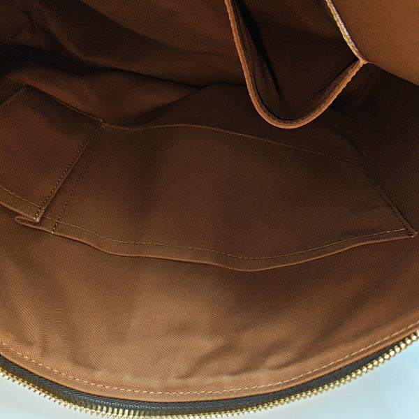 PALERMO GM Monogram Coated Canvas Brown