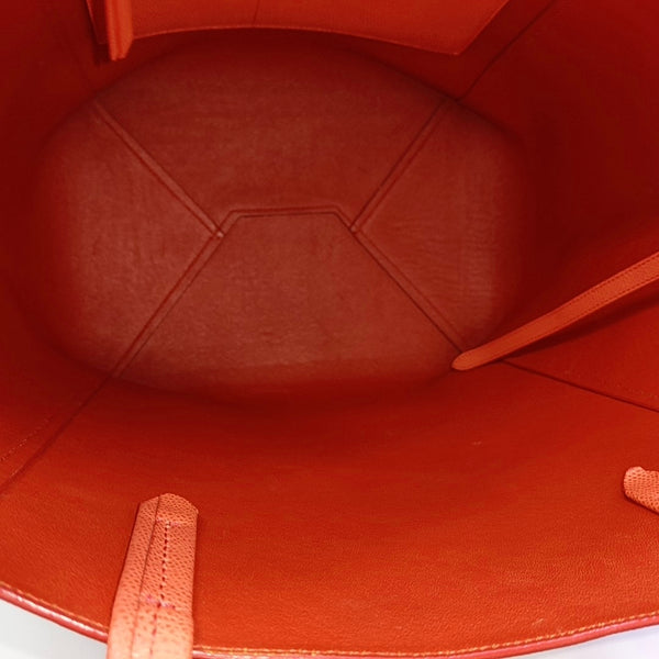 VERTICAL CABAS Small Calfskin Red