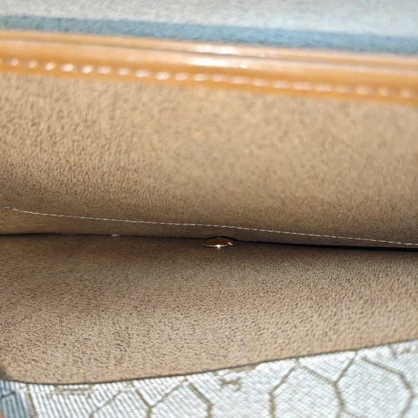 Vintage Honeycomb Coated Canvas Brown
