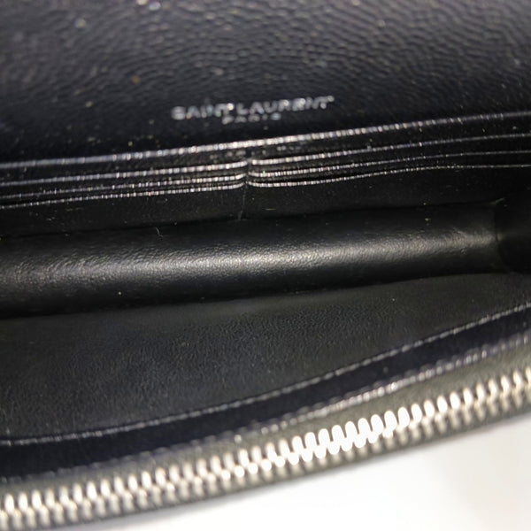 MONOGRAM WOC Chevron Calfskin Black