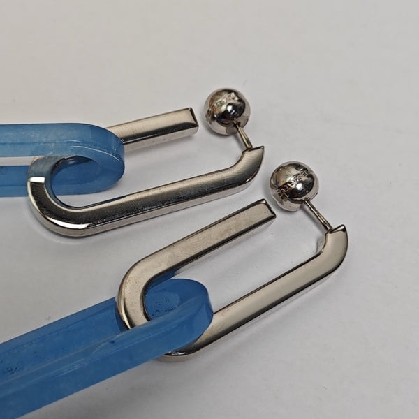 Metal Silver Stud Earrings