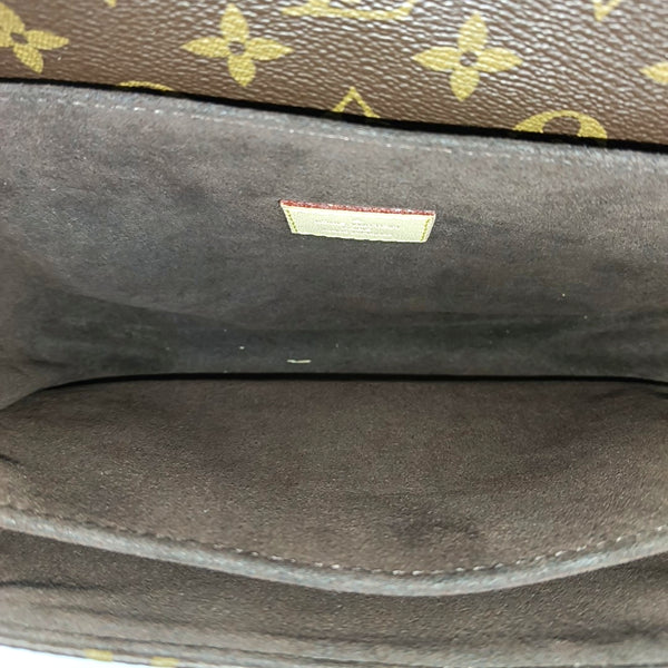 MÉTIS MM Monogram Coated Canvas Brown