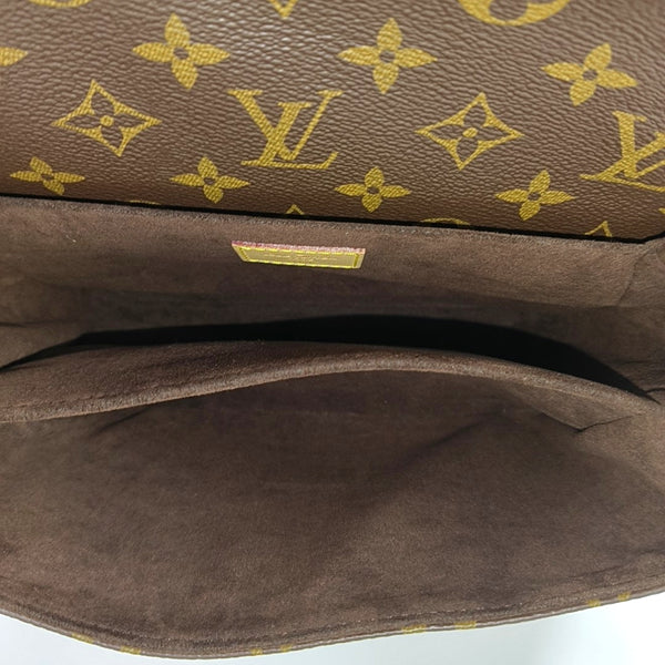 MÉTIS MM Monogram Coated Canvas Brown