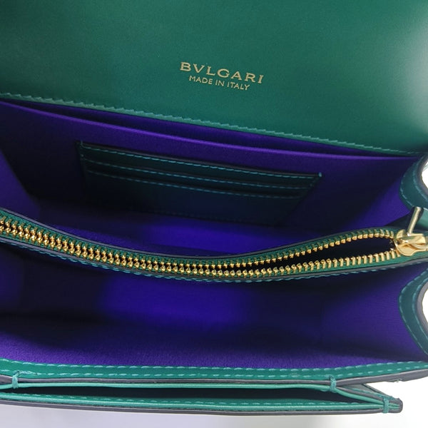 SERPENTI FOREVER Small Calfskin Green