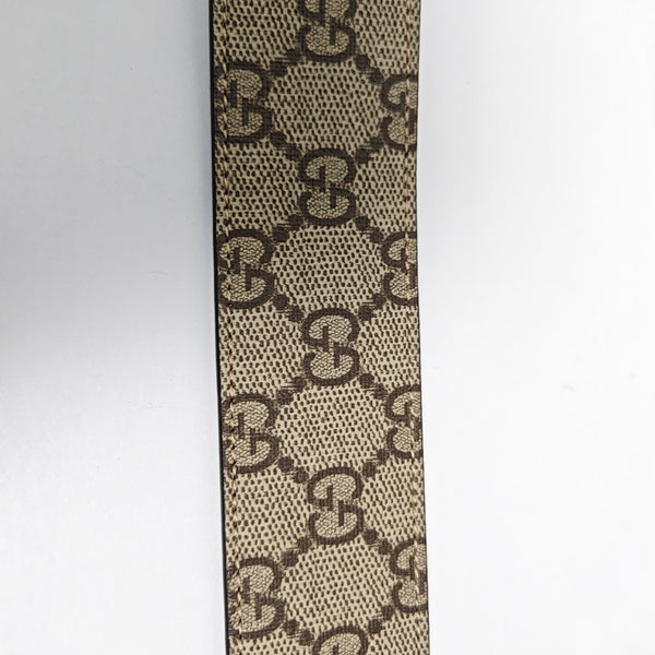Coated Canvas Belt Beige