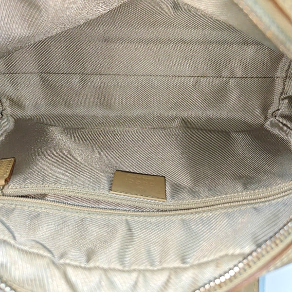 Calfskin Top Handle Bag Beige