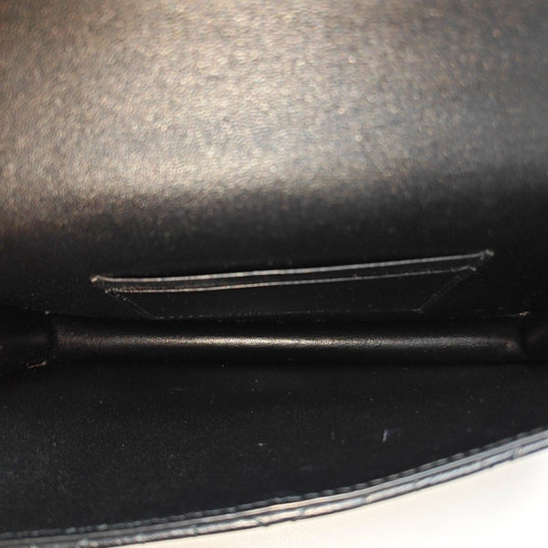 Dior Caro Piel de becerro acolchada negra
