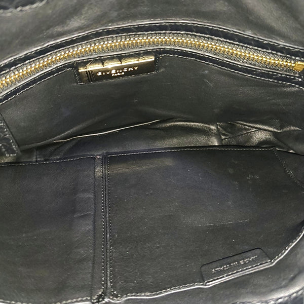 Python Shoulder Bag Black