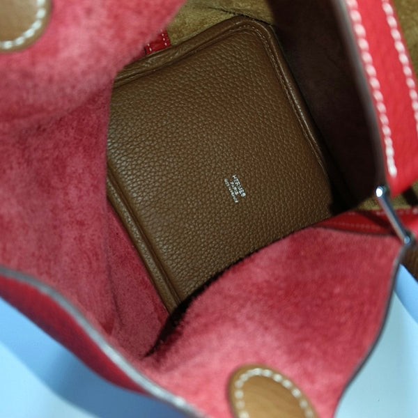 Authenticated pre-owned Picotin Lock 18 Clemence Multicolor - Bucket Bag at Looply