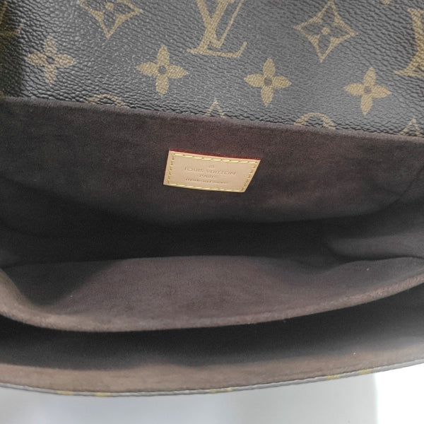 MÉTIS MM Monogram Coated Canvas Brown