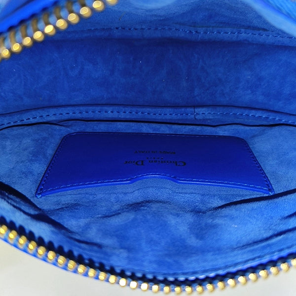 Vibe Small Cannage Lambskin Blue