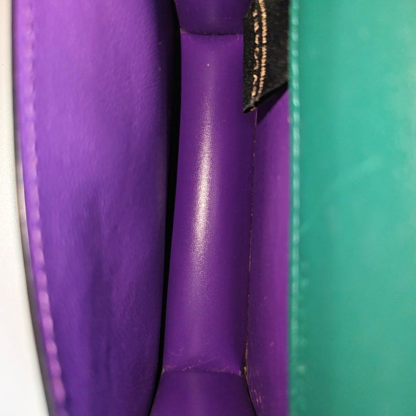 SERPENTI FOREVER Calfskin Green Wallet