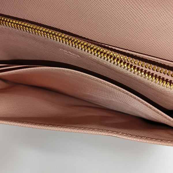 Saffiano Calfskin Crossbody Bag Pink