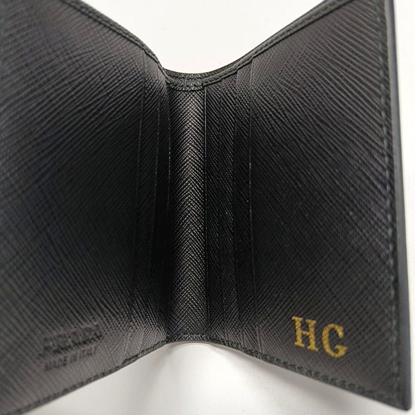 Saffiano Calfskin Wallet Black