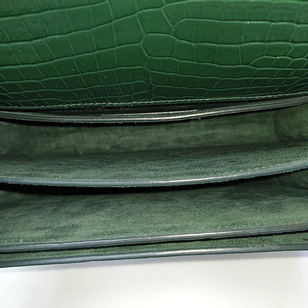 SUNSET Medium Calfskin Green