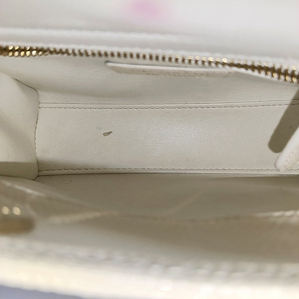 Lady Dior Mini Lizard White