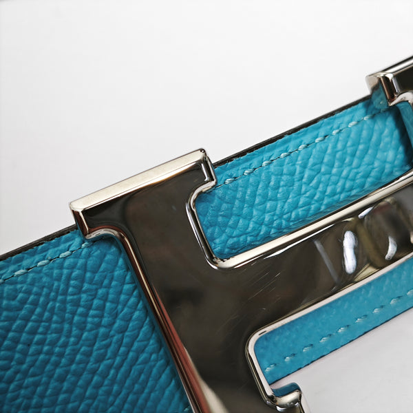 Leather Belt Blue