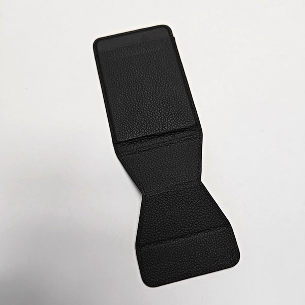 Oblique Calfskin Card Holder Black