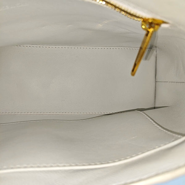 Downtown Calfskin White