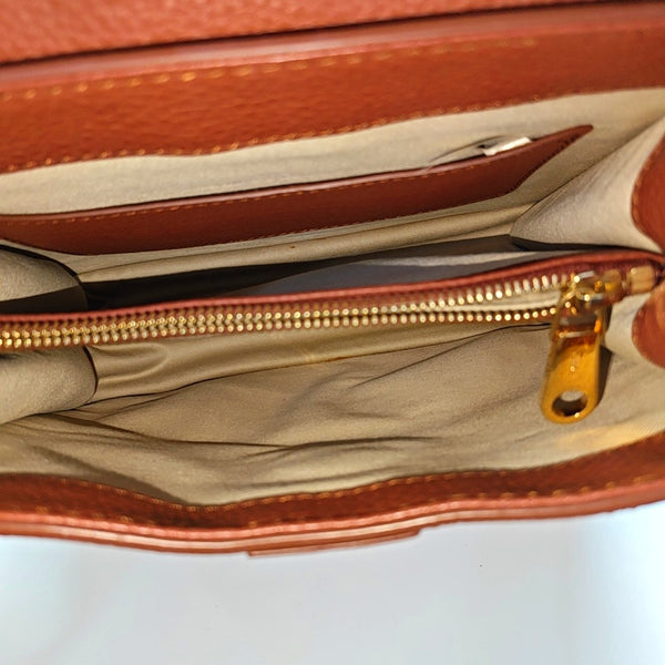 Aby Small Calfskin Brown
