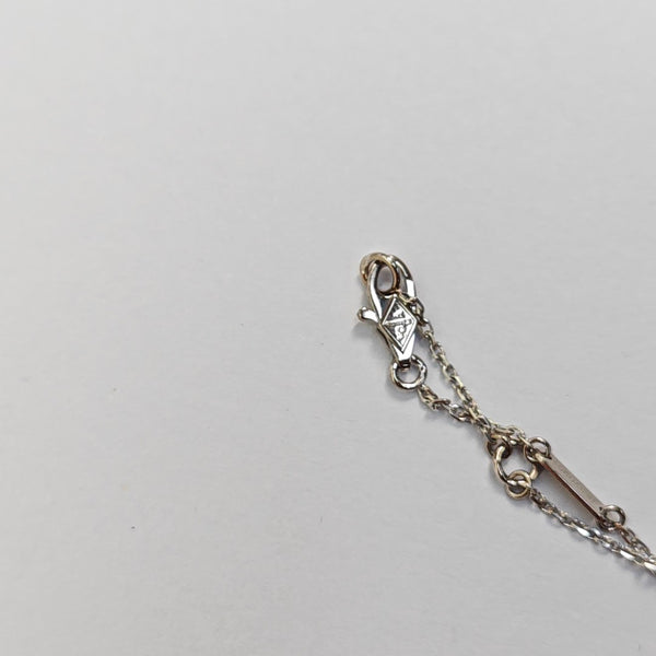 Sweet Alhambra 18k White Gold Silver Necklace