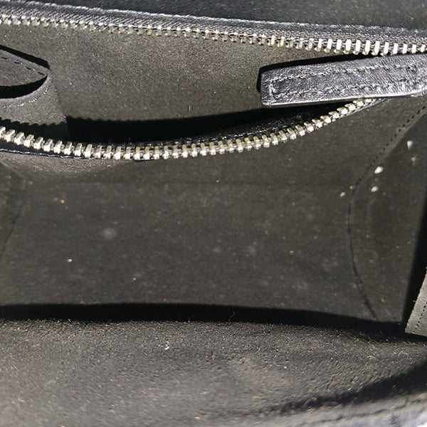 Fabric Shoulder Bag Black