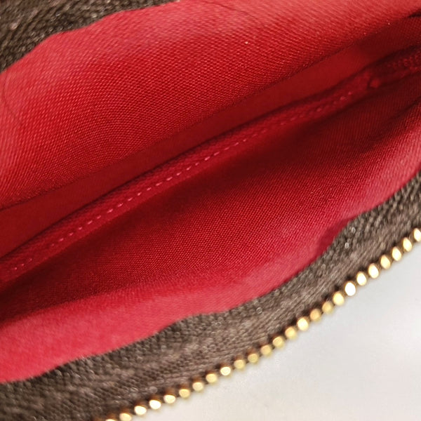 Authenticated pre-owned ACCESSOIRES Mini Coated Canvas Brown - Top Handle Bag at Looply
