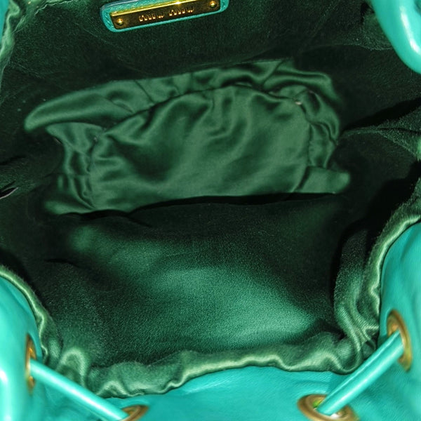 Matelassé Quilted Lambskin Green